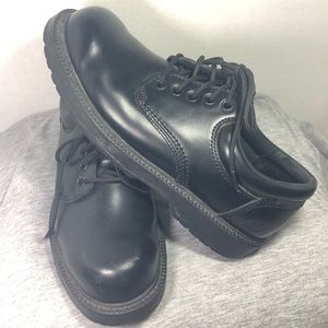 Mens Skechers Shoes Size 10.5 Black Leather Work